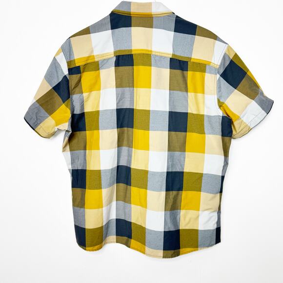 Kuhl Men's Casual Yellow & Gray Button Up Shirt XL - Picture 3 of 4